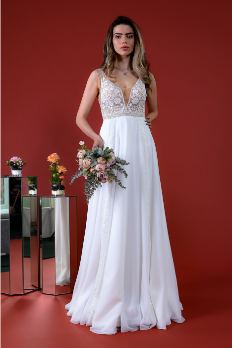 Hochzeitskleid für braut von Schantal, Kollektion Kiara, Modell 14078 - 2. Foto 3