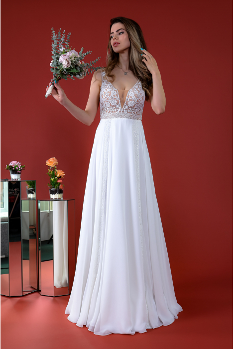 Hochzeitskleid für braut von Schantal, Kollektion Kiara, Modell 14078 - 2. Foto 2
