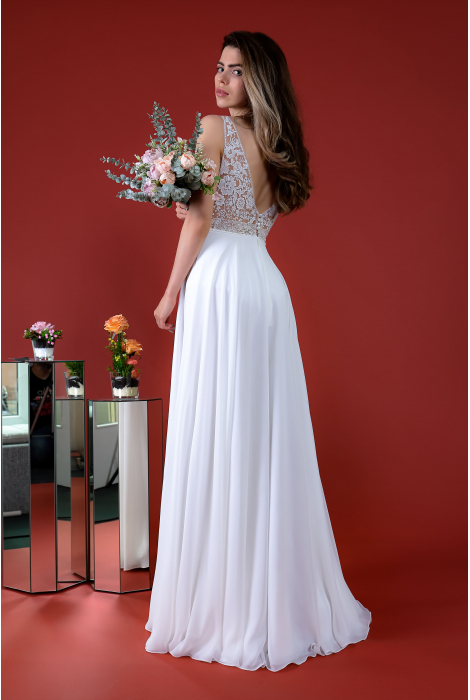 Hochzeitskleid für braut von Schantal, Kollektion Kiara, Modell 14078 - 2. Foto 4