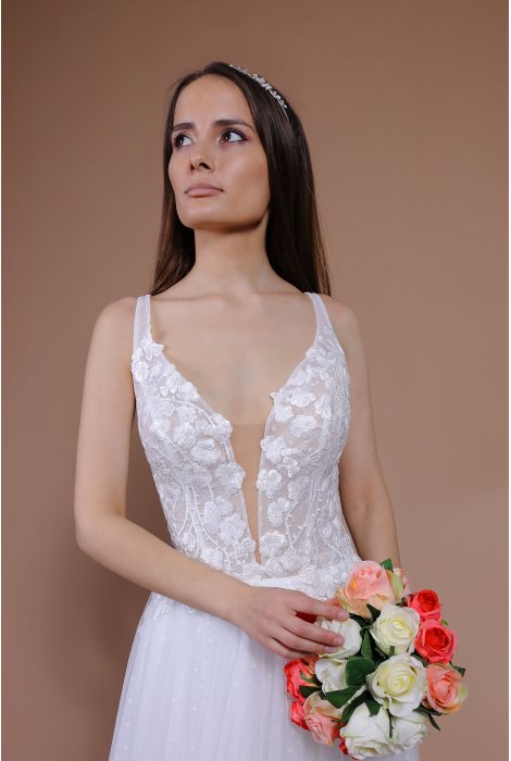Hochzeitskleid für braut von Schantal, Kollektion Traum, Modell 14080. Foto 5