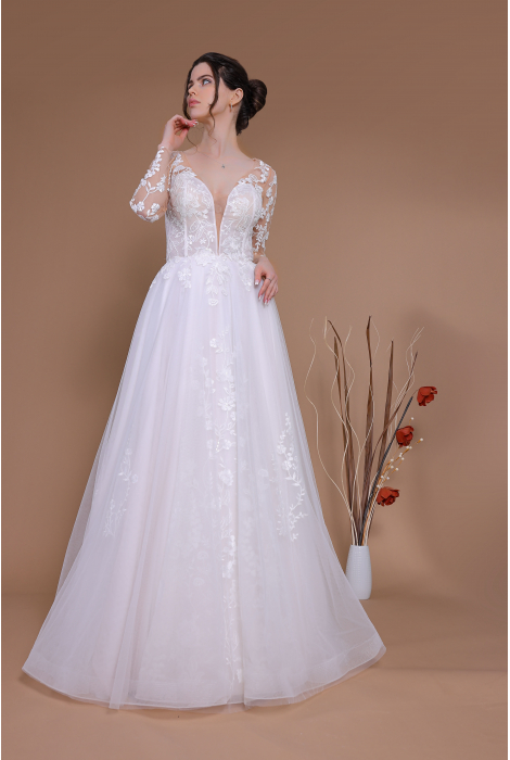 Hochzeitskleid für braut von Schantal, Kollektion Traum, Modell 14088 . Foto 1