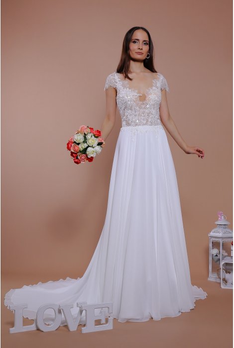 Hochzeitskleid für braut von Schantal, Kollektion Traum, Modell 14090. Foto 1
