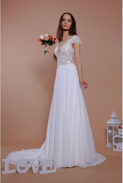 Hochzeitskleid für braut von Schantal, Kollektion Traum, Modell 14090. Foto 6