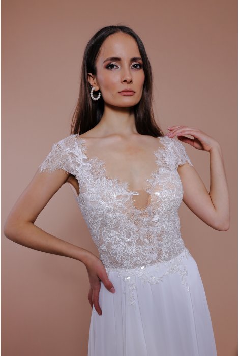 Hochzeitskleid für braut von Schantal, Kollektion Traum, Modell 14090. Foto 7