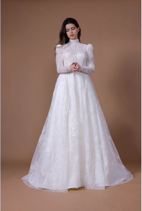 Hochzeitskleid für braut von Schantal, Kollektion Traum, Modell 14099. Foto 5