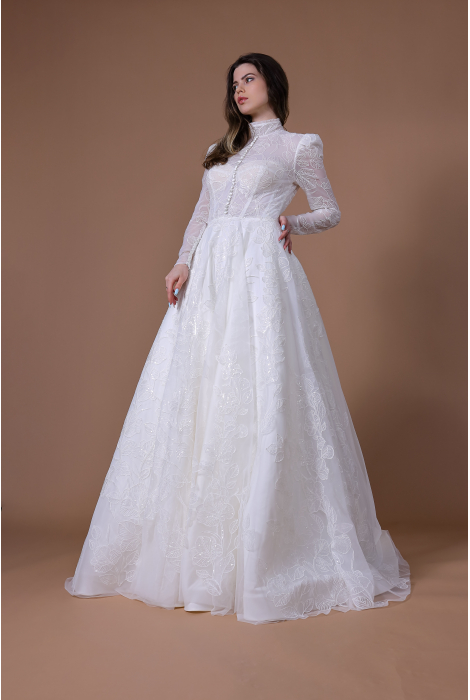 Hochzeitskleid für braut von Schantal, Kollektion Traum, Modell 14099. Foto 3