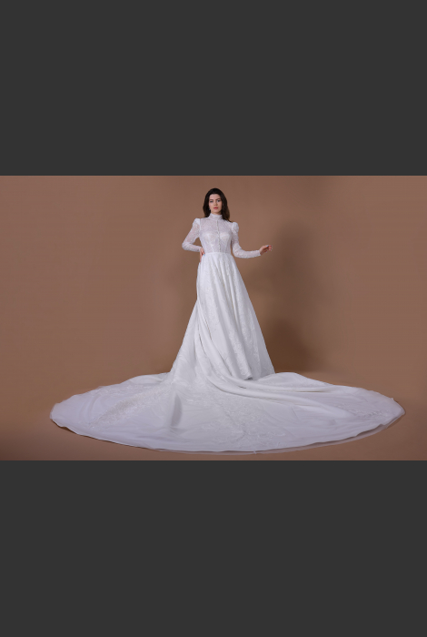 Hochzeitskleid für braut von Schantal, Kollektion Traum, Modell 14099. Foto 6
