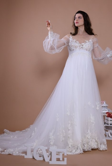 Hochzeitskleid für braut von Schantal, Kollektion Traum, Modell 14102. Foto 2