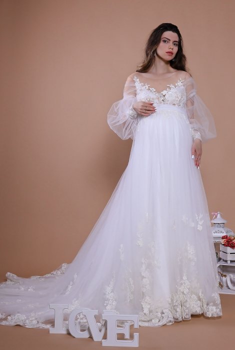 Hochzeitskleid für braut von Schantal, Kollektion Traum, Modell 14102. Foto 3