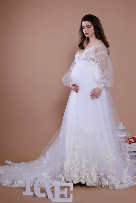 Hochzeitskleid für braut von Schantal, Kollektion Traum, Modell 14102. Foto 6