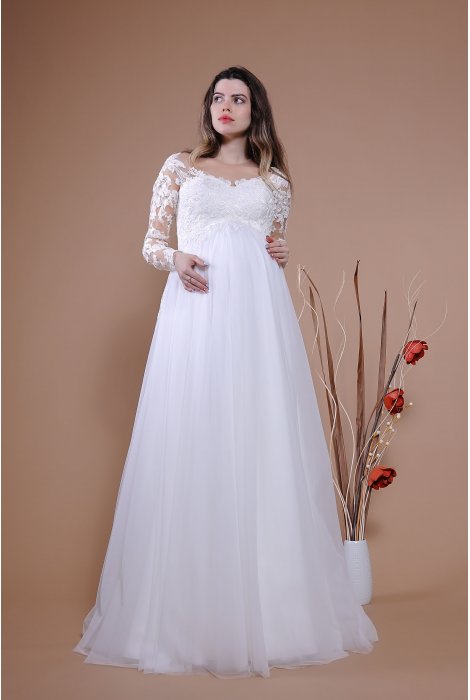 Hochzeitskleid für braut von Schantal, Kollektion Traum, Modell 14103. Foto 1