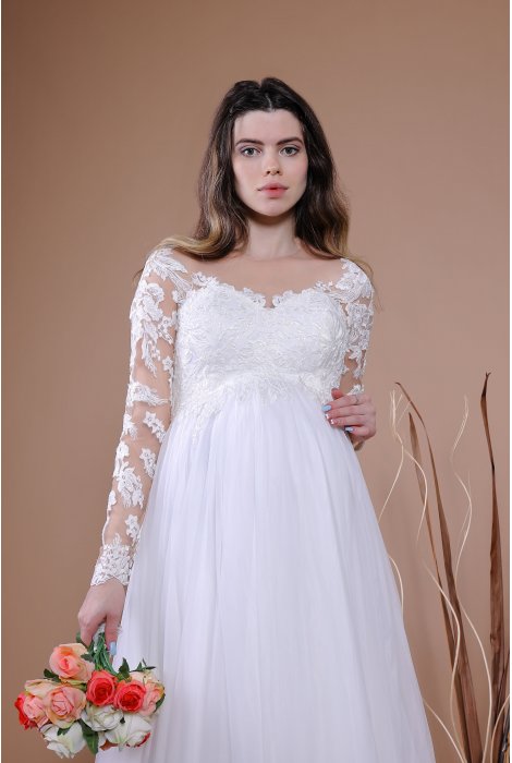 Hochzeitskleid für braut von Schantal, Kollektion Traum, Modell 14103. Foto 4