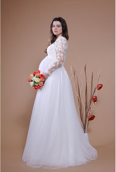 Hochzeitskleid für braut von Schantal, Kollektion Traum, Modell 14103. Foto 5