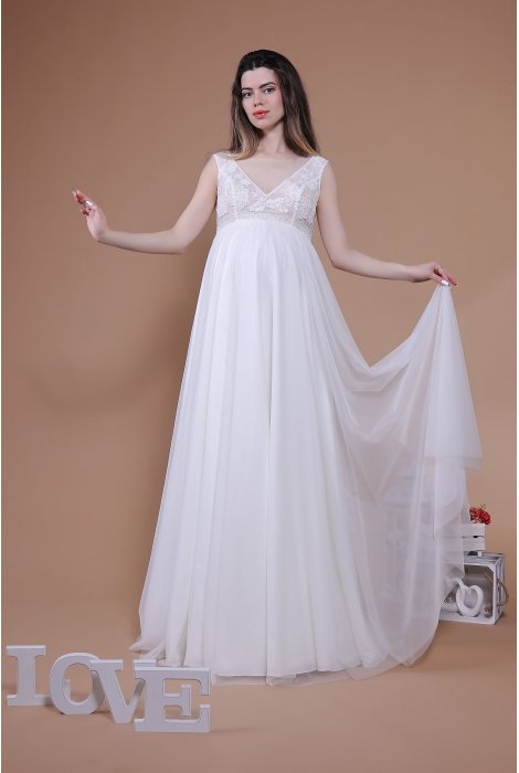 Hochzeitskleid für braut von Schantal, Kollektion Traum, Modell 14115. Foto 1