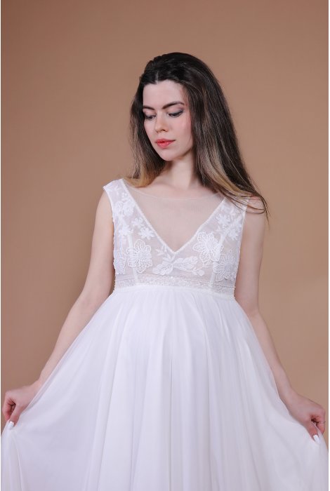 Hochzeitskleid für braut von Schantal, Kollektion Traum, Modell 14115. Foto 6