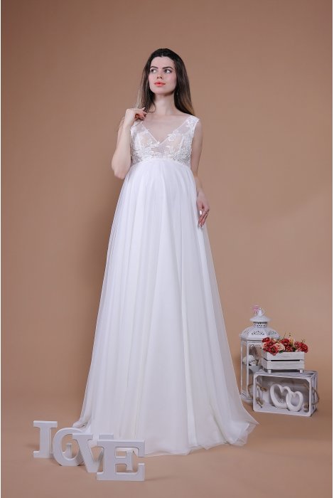 Hochzeitskleid für braut von Schantal, Kollektion Traum, Modell 14116. Foto 2