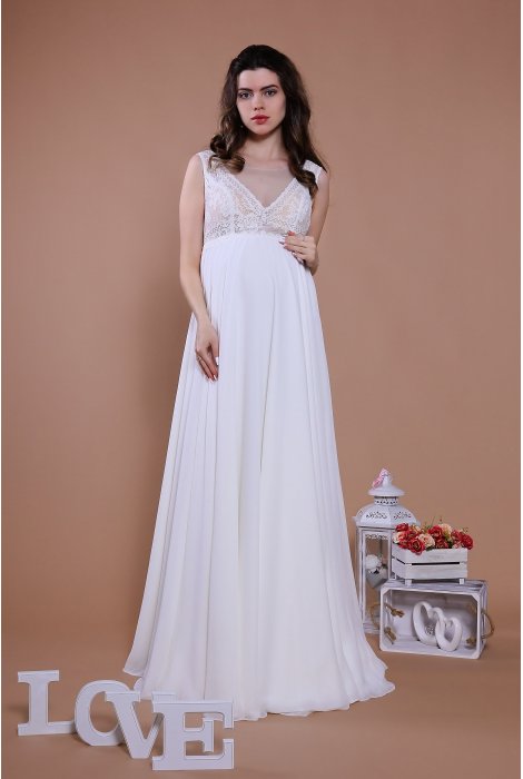 Hochzeitskleid für braut von Schantal, Kollektion Traum, Modell 14117-1. Foto 1