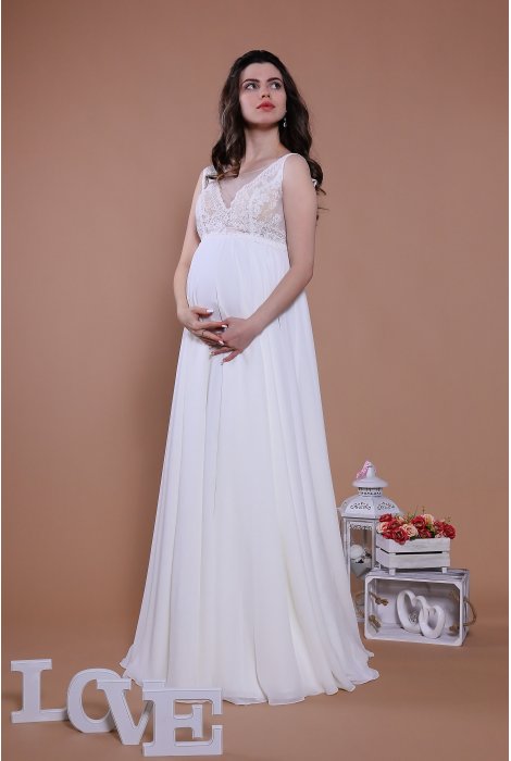 Hochzeitskleid für braut von Schantal, Kollektion Traum, Modell 14117-1. Foto 4