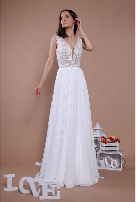 Hochzeitskleid für braut von Schantal, Kollektion Traum, Modell 14119. Foto 2