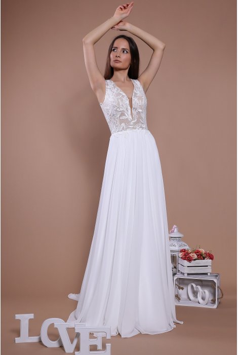 Hochzeitskleid für braut von Schantal, Kollektion Traum, Modell 14119. Foto 3