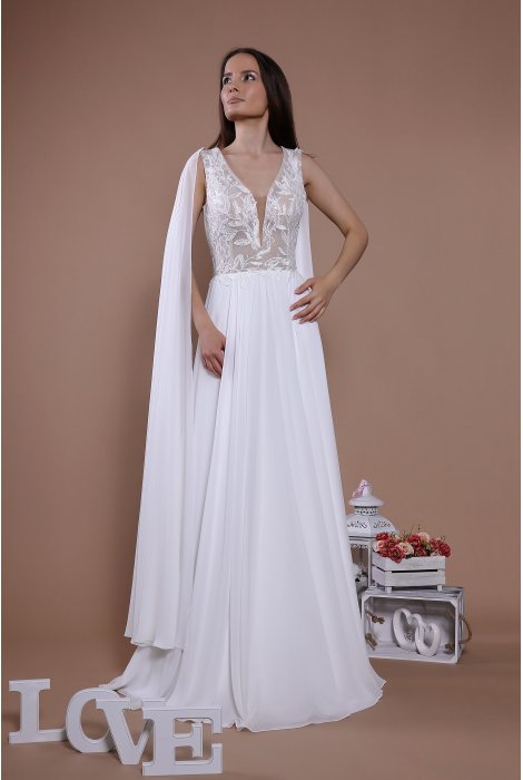 Hochzeitskleid für braut von Schantal, Kollektion Traum, Modell 14119. Foto 8