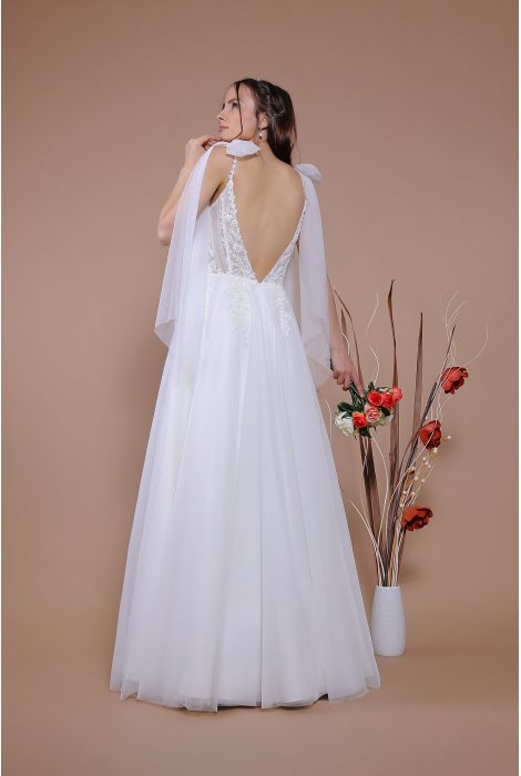 Hochzeitskleid für braut von Schantal, Kollektion Traum, Modell 14121. Foto 6