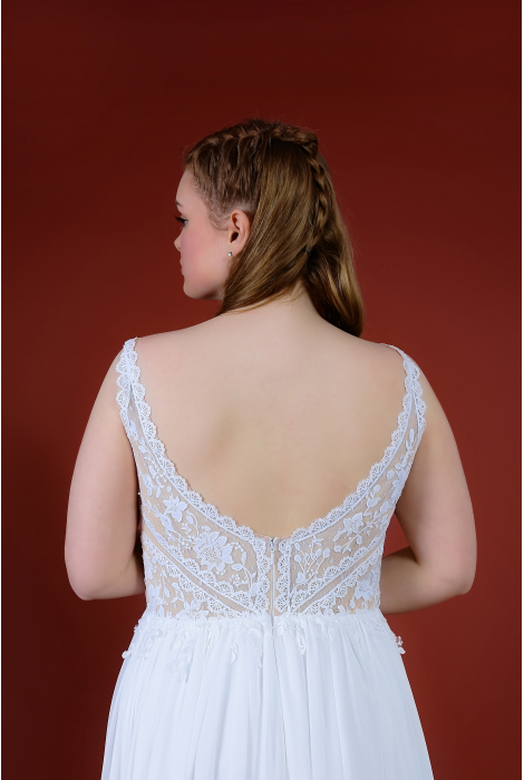 Hochzeitskleid für braut von Schantal, Kollektion Queen XXL, Modell 14128 - 2. Foto 5