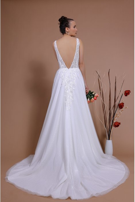 Hochzeitskleid für braut von Schantal, Kollektion Traum, Modell 14138. Foto 7