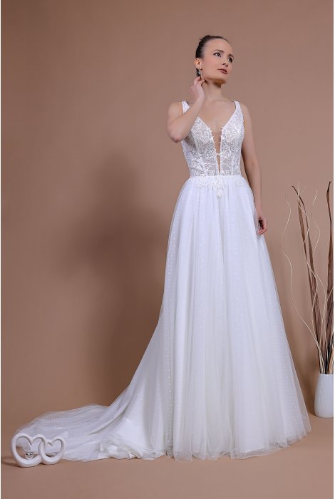 Hochzeitskleid für braut von Schantal, Kollektion Traum, Modell 14138. Foto 1