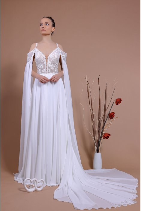 Hochzeitskleid für braut von Schantal, Kollektion Traum, Modell 14139. Foto 2