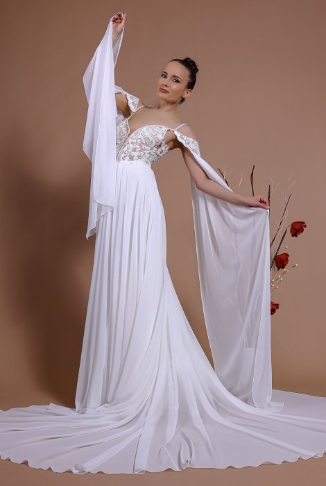 Hochzeitskleid für braut von Schantal, Kollektion Traum, Modell 14140. Foto 2
