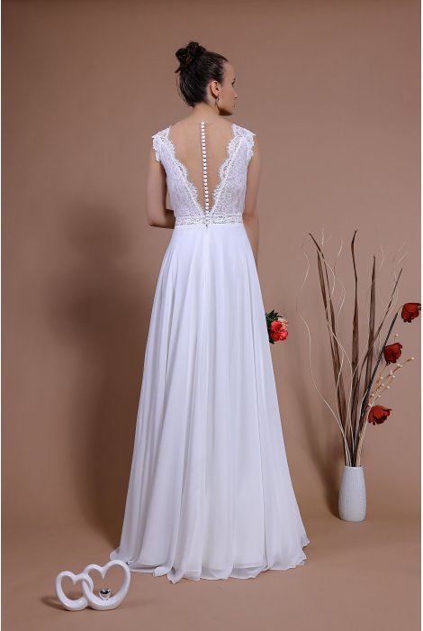 Hochzeitskleid für braut von Schantal, Kollektion Traum, Modell 14151. Foto 6