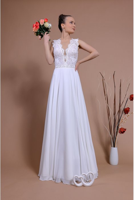 Hochzeitskleid für braut von Schantal, Kollektion Traum, Modell 14151. Foto 2
