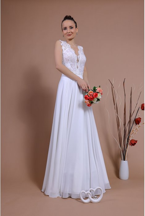 Hochzeitskleid für braut von Schantal, Kollektion Traum, Modell 14151. Foto 3