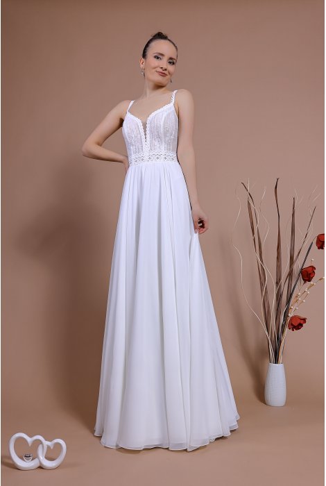 Hochzeitskleid für braut von Schantal, Kollektion Traum, Modell 14154. Foto 1