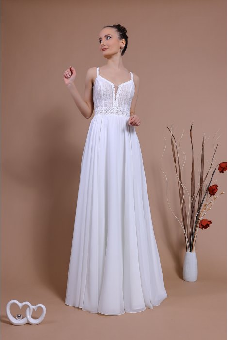 Hochzeitskleid für braut von Schantal, Kollektion Traum, Modell 14154. Foto 3