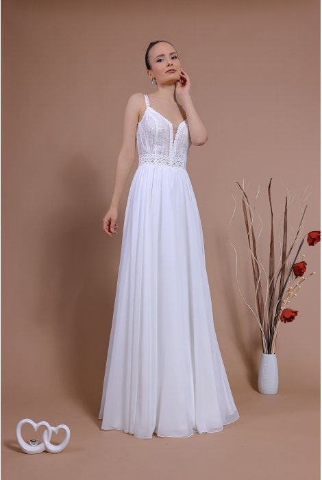 Hochzeitskleid für braut von Schantal, Kollektion Traum, Modell 14154. Foto 4