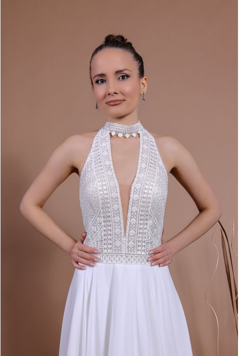 Hochzeitskleid für braut von Schantal, Kollektion Traum, Modell 14155 . Foto 6