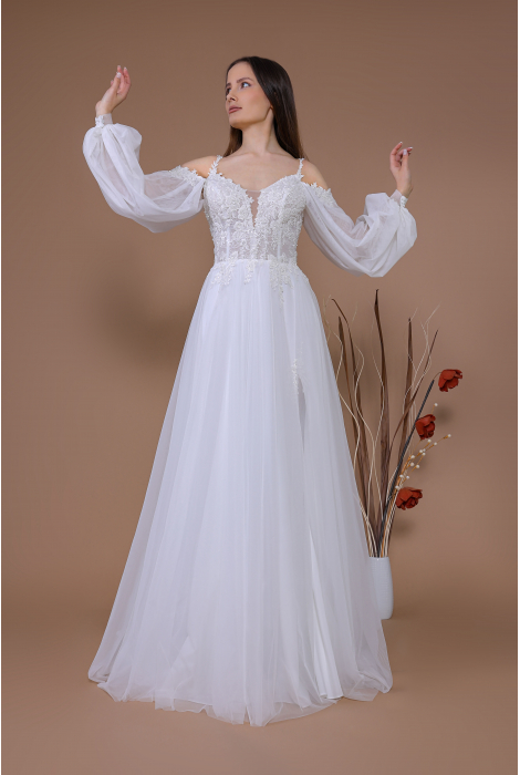 Hochzeitskleid für braut von Schantal, Kollektion Traum, Modell 14158. Foto 1