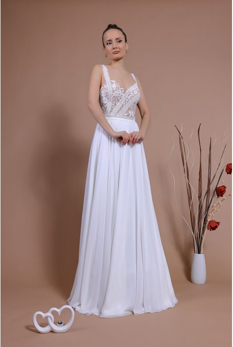 Hochzeitskleid für braut von Schantal, Kollektion Traum, Modell 14159. Foto 2