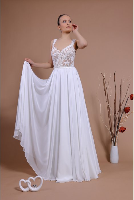 Hochzeitskleid für braut von Schantal, Kollektion Traum, Modell 14159. Foto 3