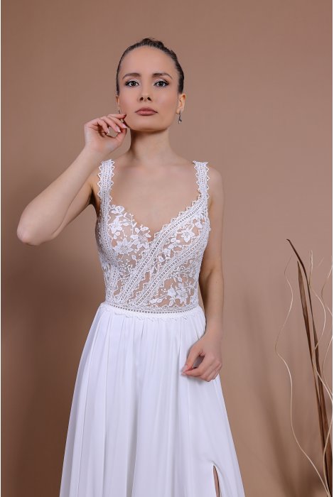 Hochzeitskleid für braut von Schantal, Kollektion Traum, Modell 14159. Foto 5