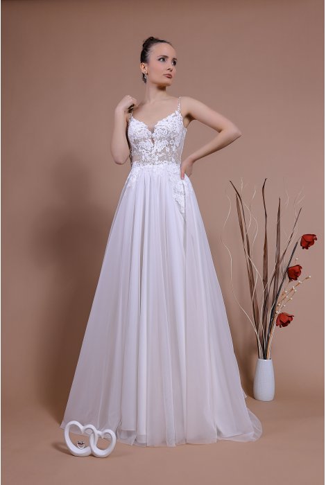 Hochzeitskleid für braut von Schantal, Kollektion Traum, Modell 14160. Foto 2
