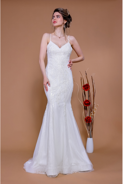 Hochzeitskleid für braut von Schantal, Kollektion Traum, Modell 14163. Foto 2
