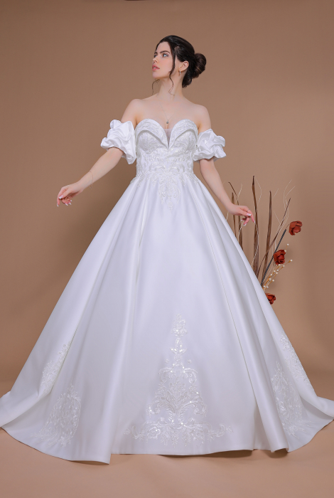 Hochzeitskleid für braut von Schantal, Kollektion Traum, Modell 14164. Foto 3