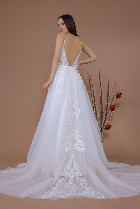 Hochzeitskleid für braut von Schantal, Kollektion Traum, Modell 14170. Foto 5