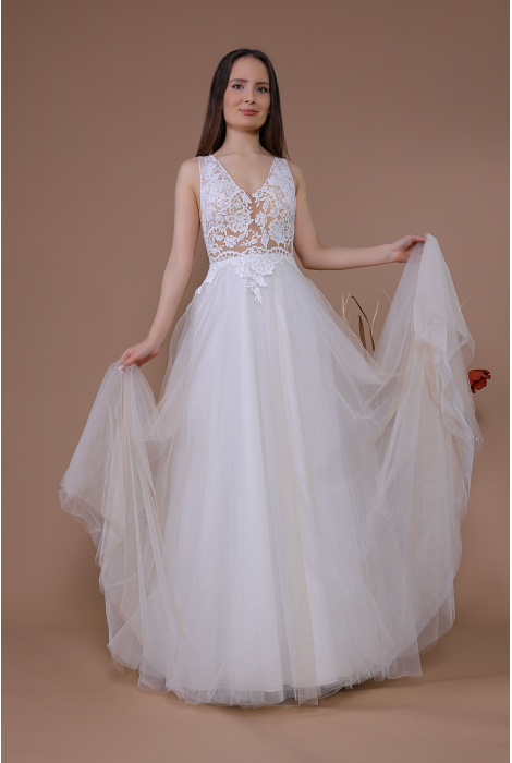 Hochzeitskleid für braut von Schantal, Kollektion Traum, Modell 14172. Foto 1