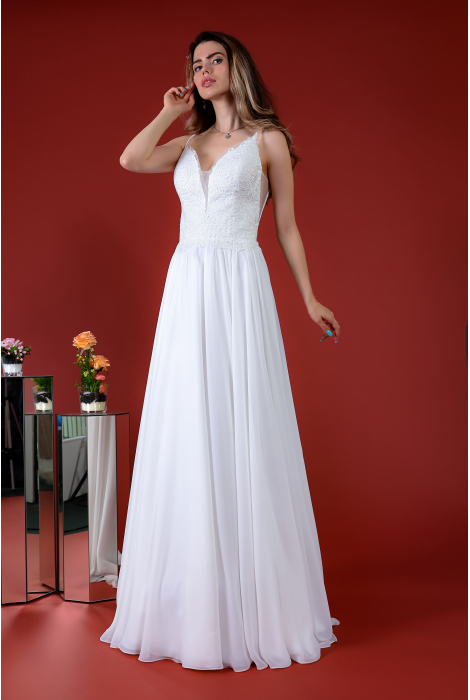 Hochzeitskleid für braut von Schantal, Kollektion Kiara, Modell 14180. Foto 3