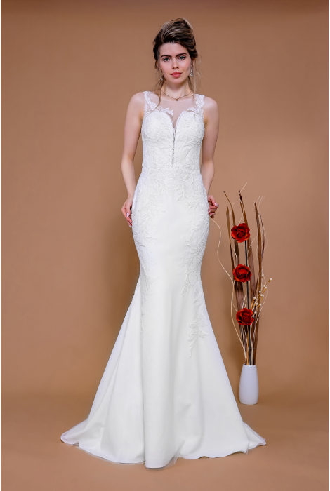 Hochzeitskleid für braut von Schantal, Kollektion Traum, Modell 14183. Foto 1