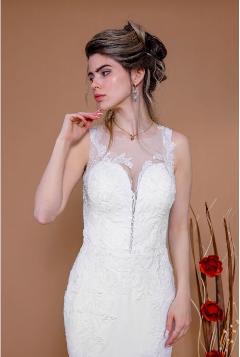 Hochzeitskleid für braut von Schantal, Kollektion Traum, Modell 14183. Foto 2